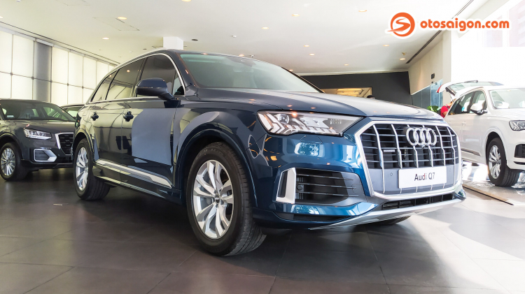 Ngắm Audi Q7 2020 màu sơn Galaxy Blue Metallic độc đáo tại Việt Nam