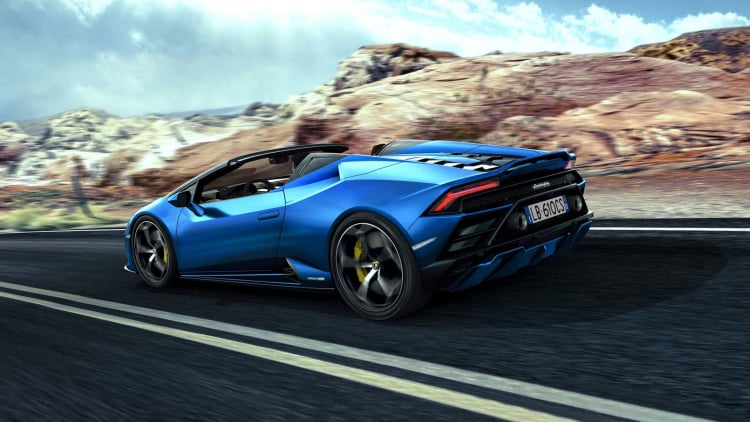 Lamborghini ra mắt siêu xe Huracán EVO Spyder phiên bản RWD