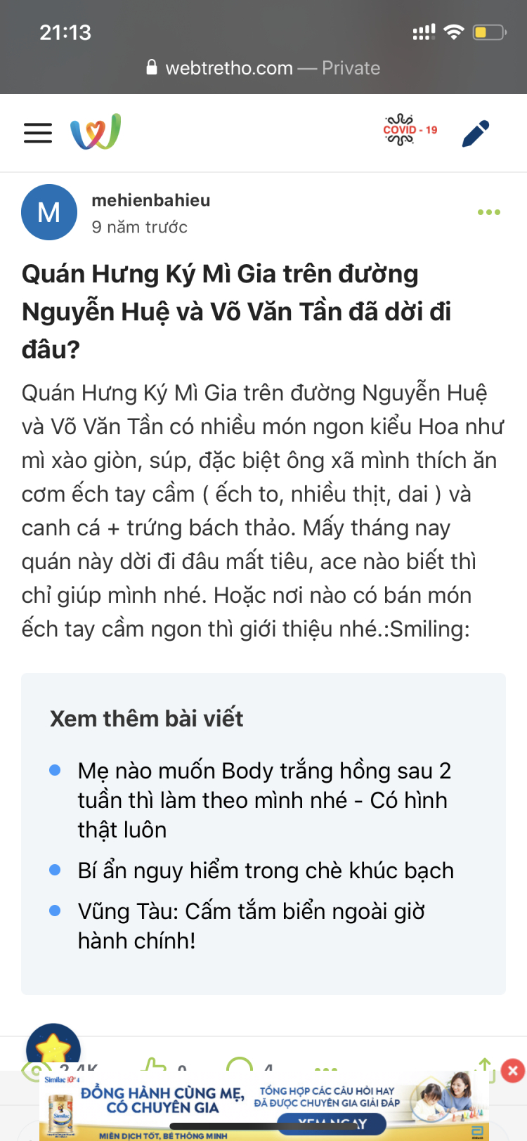 Mì Tàu ở Sài Gòn