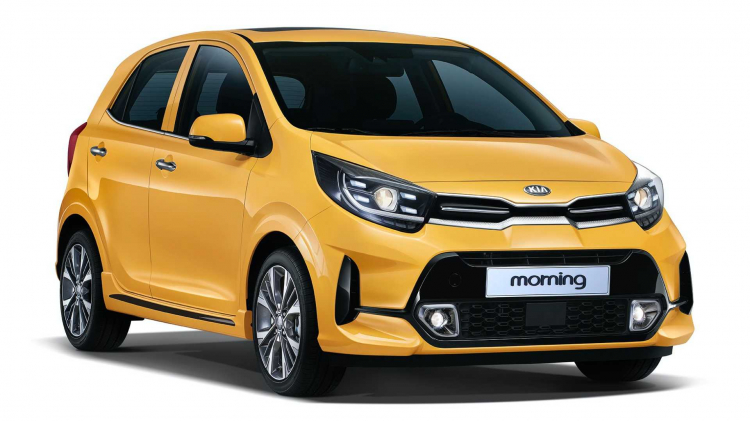 Loạt ảnh Kia Morning 2021 facelift lộ diện màn hình 8 inch