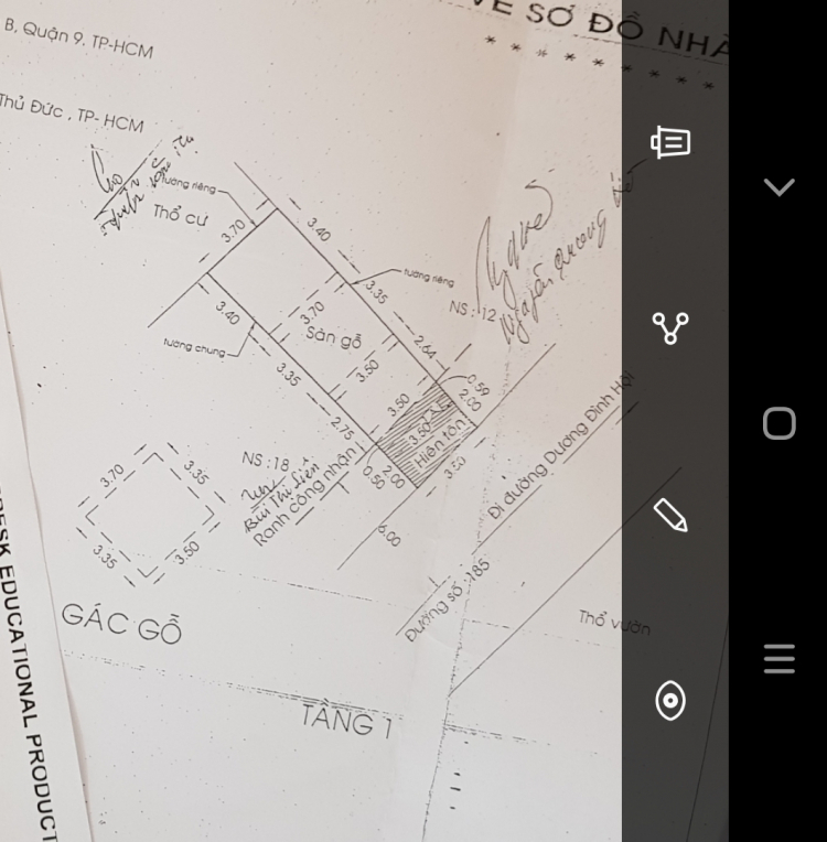 Hỏi về đo đạc nhà đất