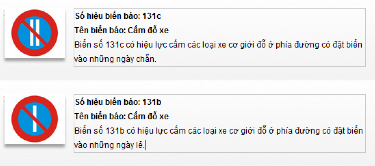 Dừng, đỗ xe trên đường cho phép đỗ xe nhưng không theo qui định ngày chẵn, lẻ. Dừng, đỗ xe trên đường cho phép đỗ xe nhưng không theo qui định ngày chẵn, lẻ.