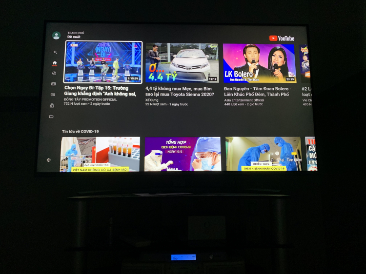 Hỏi về youtube trên smart tv lg.