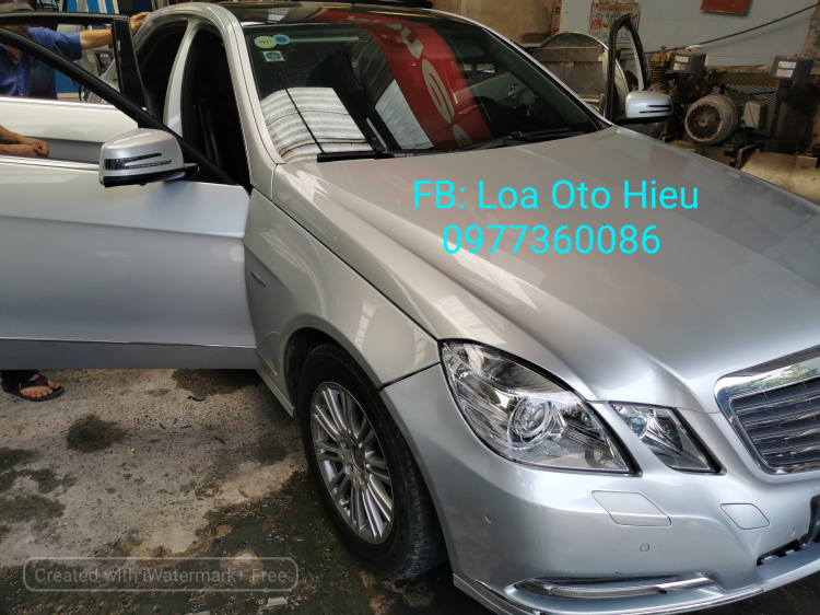 Độ âm thanh cho Mercedes-Benz dòng loa đỉnh.