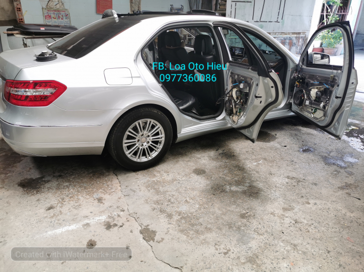 Độ âm thanh cho Mercedes-Benz dòng loa đỉnh.