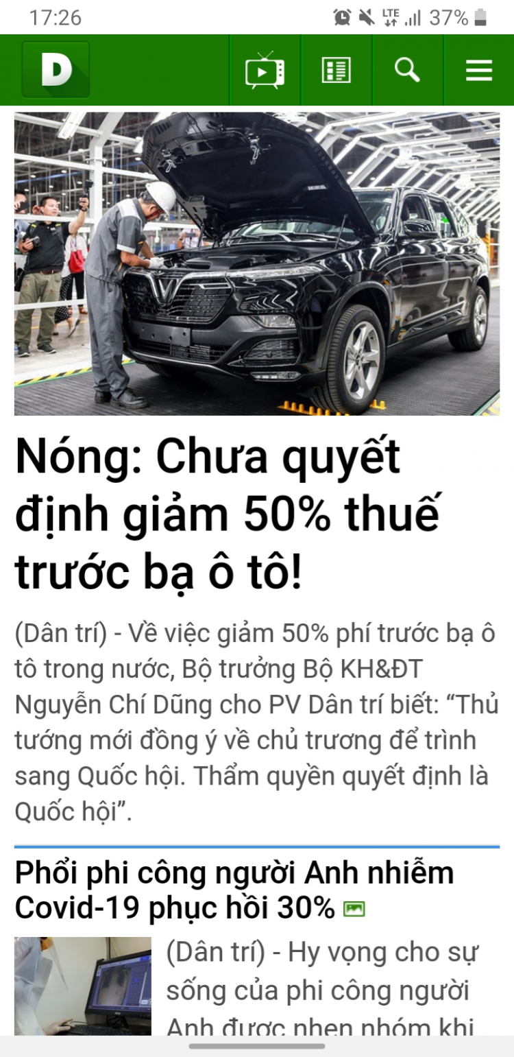 Thuế trước bạ giảm 50%