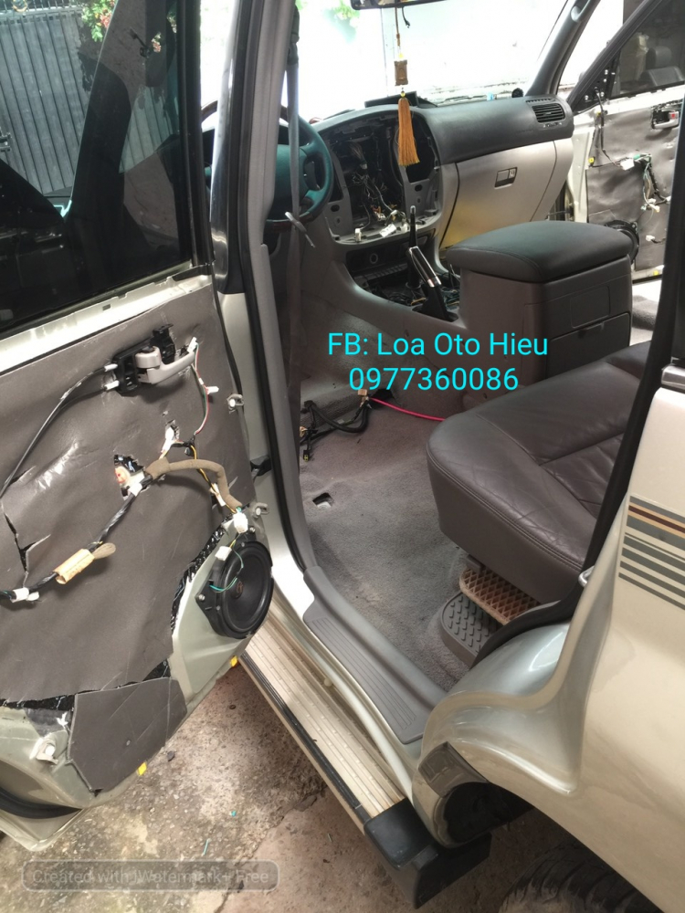 Lancruiser độ âm thanh full đơn giản và sub Siêu trầm Lexus Lx 570.