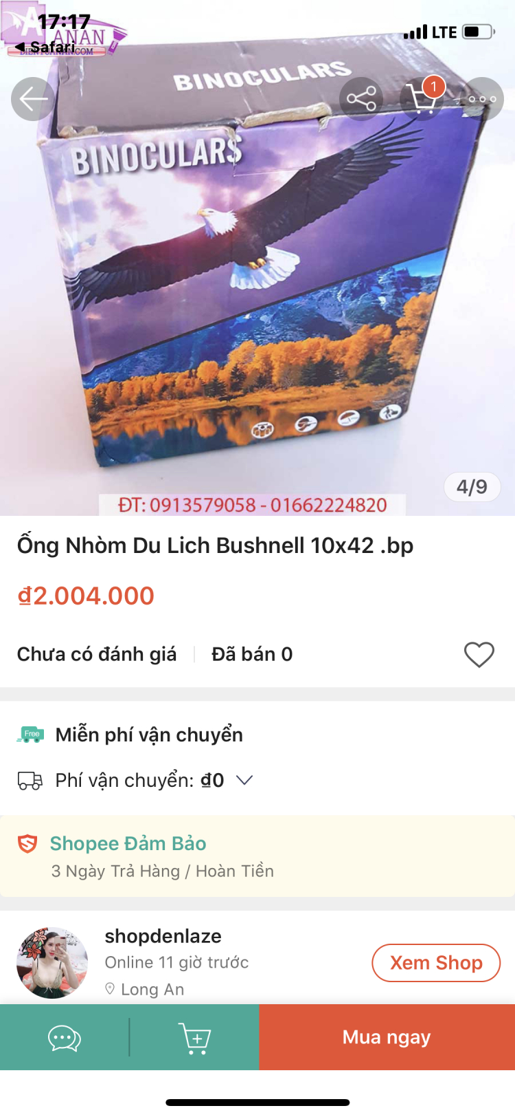 Hỏi ống nhòm dưới 5 triệu