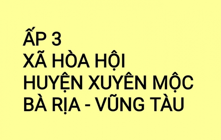 Gửi hàng về Xuyên Mộc - BRVT