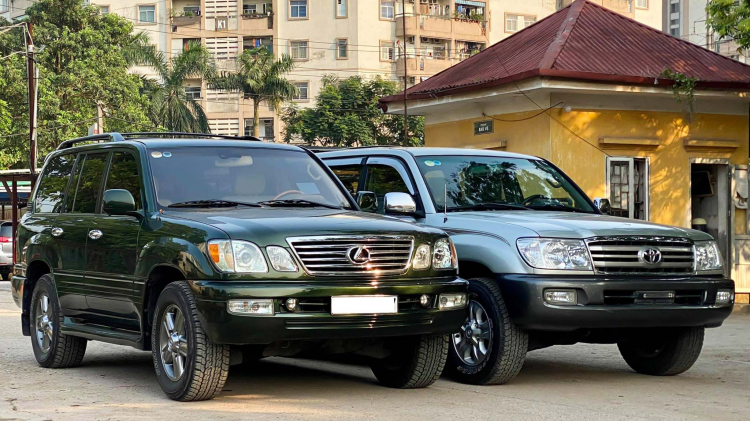 Toyota Land Cruiser GX 4.5 và Lexus LX470: SUV của đại gia Việt một thời