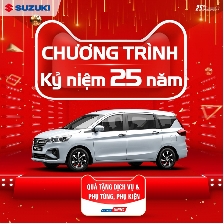 Suzuki Việt Nam tri ân người dùng với quà tặng trị giá 25 triệu
