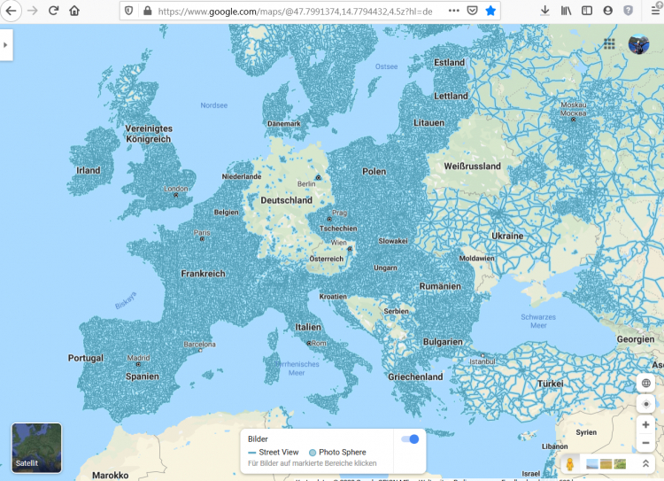 Hình Google Street ở Đức sao ít vậy mấy anh ?
