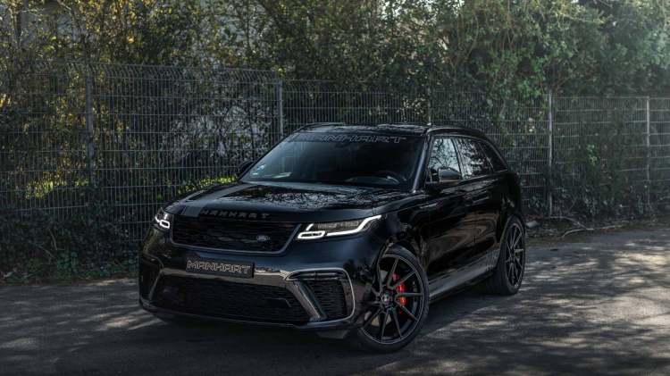 Range Rover Velar mạnh gần 600 mã lực qua bàn tay của hãng độ Manhart