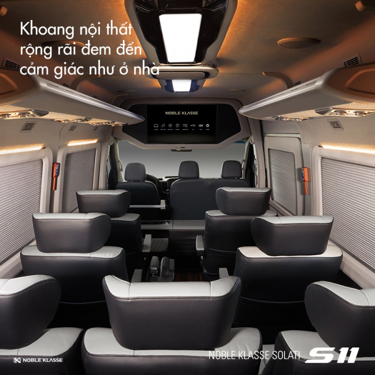 Noble Klasse Limousine 10 chỗ cao cấp