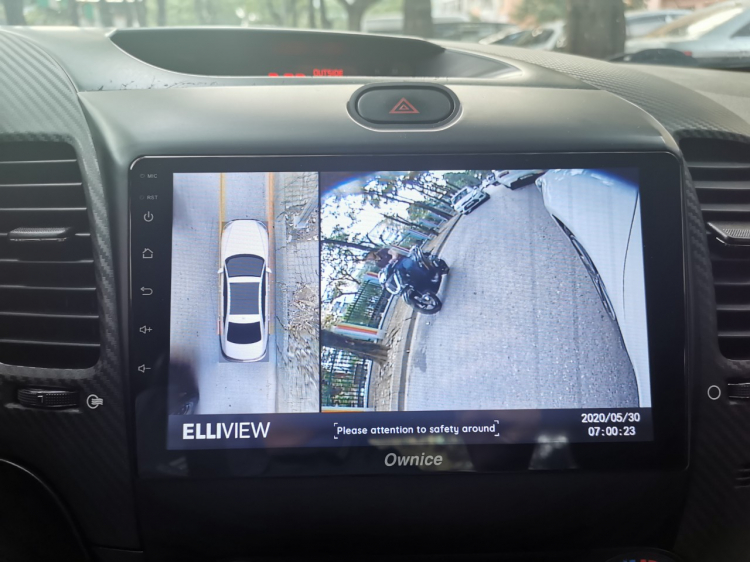 Review camera 360 Elliview V4 được lắp trên xe Kia K3 cùng đầu Android Ownice C960 Review camera 360 Elliview V4 được lắp trên xe Kia K3 cùng đầu Android Ownice C960