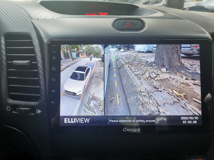 Review camera 360 Elliview V4 được lắp trên xe Kia K3 cùng đầu Android Ownice C960 Review camera 360 Elliview V4 được lắp trên xe Kia K3 cùng đầu Android Ownice C960