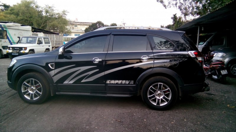 Captiva 2008 Sắc thái mới sau khi lên tem & decals mâm