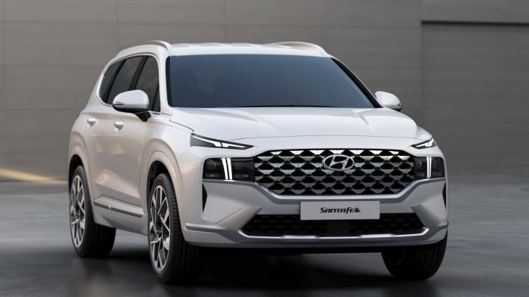 Hyundai Santa Fe 2021 lộ diện hoàn toàn: nâng cấp toàn diện như bản all-new