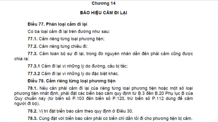 Biển P.115 và lỗi đi vào đường cấm