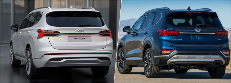 So sánh Hyundai Santa Fe 2021 và 2019: Thay đổi toàn diện, khó tìm thấy điểm cũ