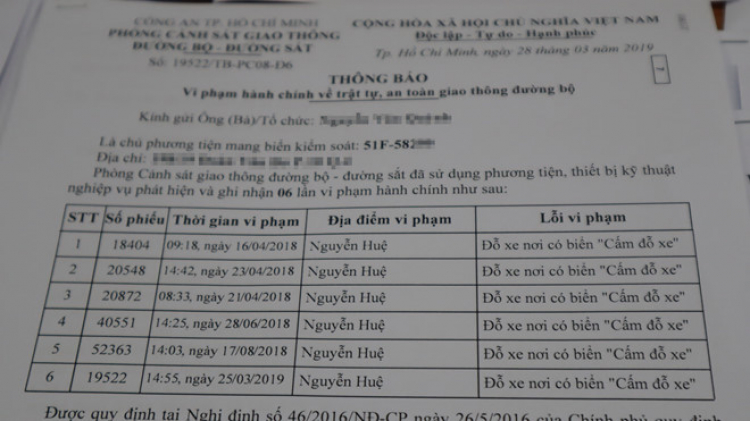 CSGT TP.HCM gửi dữ liệu xe chưa đóng 'phạt nguội' để chặn kiểm định