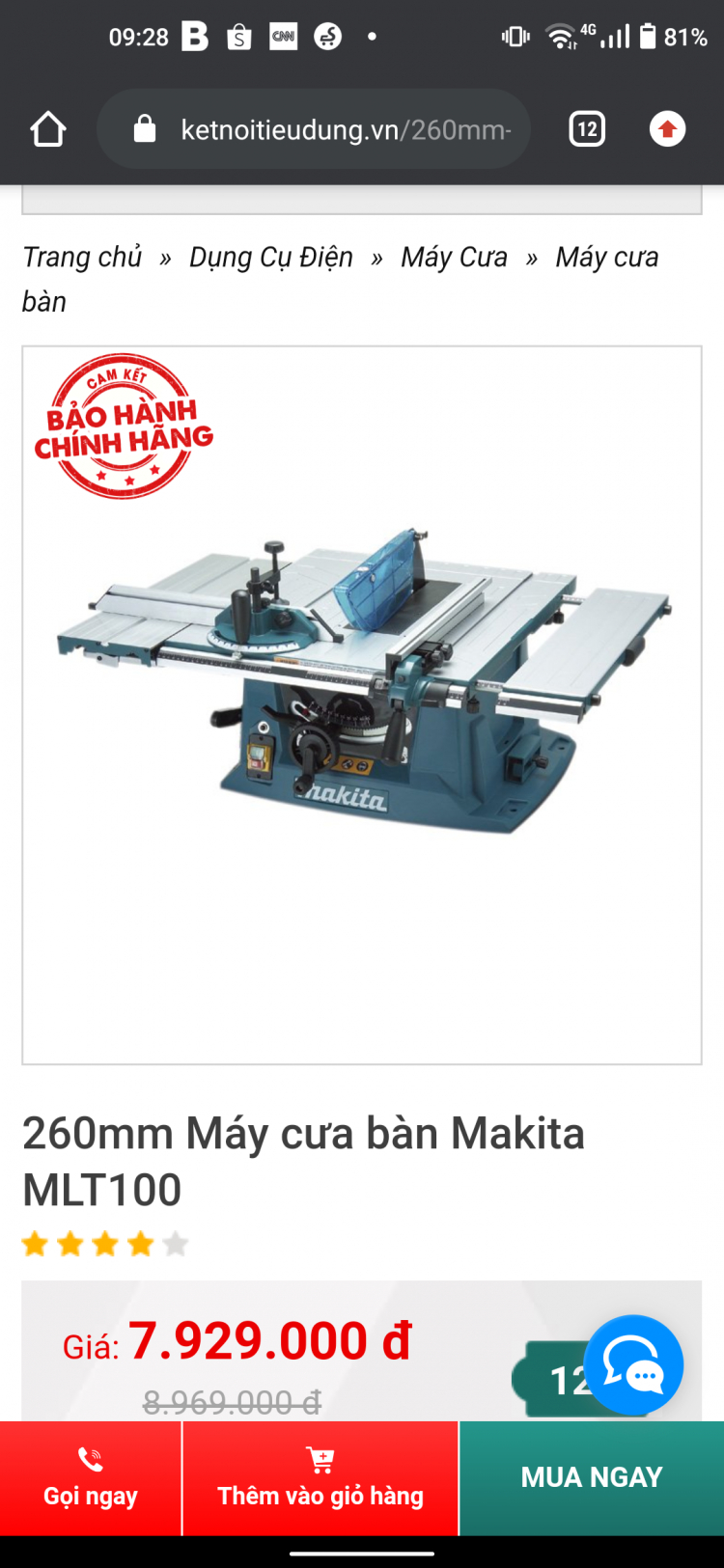 Máy phay cầm tay Makect mt362 cốt 12mm