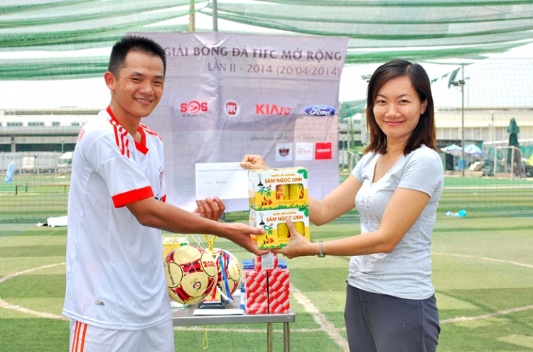 Đội bóng FIFC tập trung tham gia giải OS FUTSAL CHAMPIONS 2015