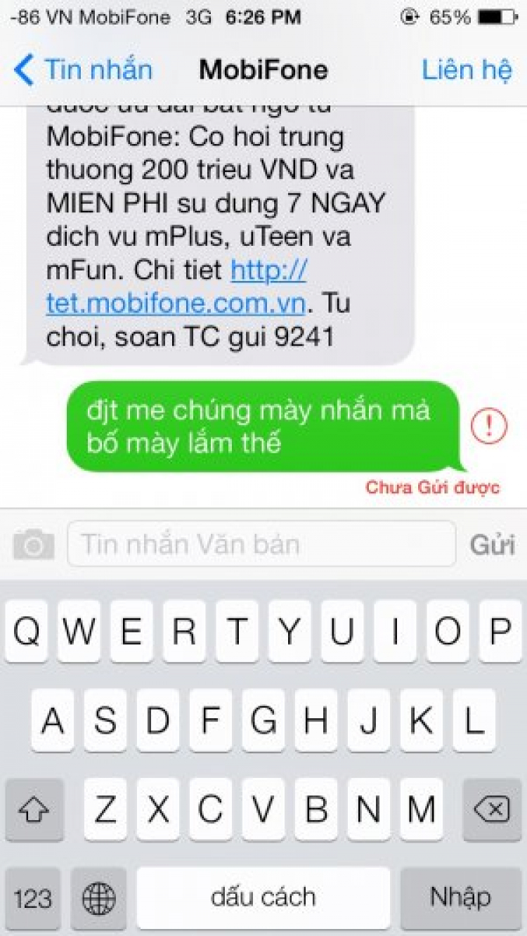 Cảnh báo Mobifone cài mã độc kích hoạt địch vụ bằng link trên Facebook