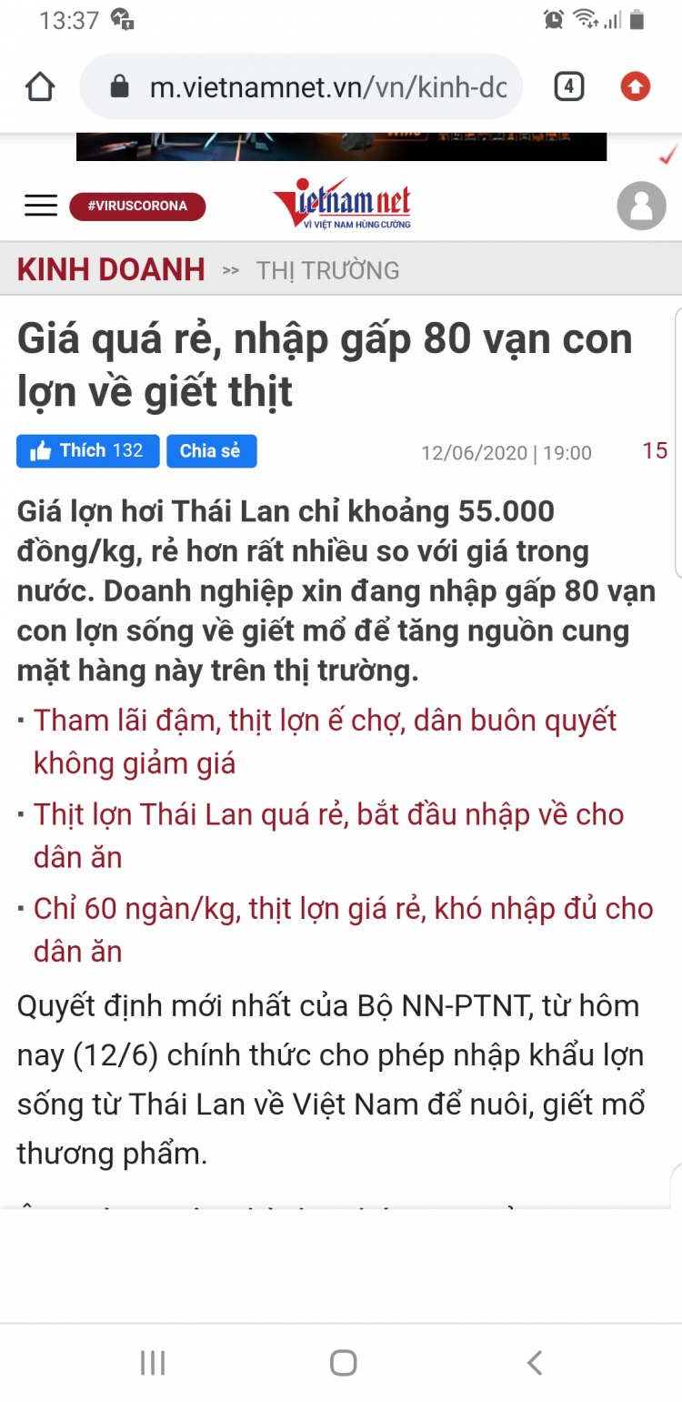 Giá thịt lợn cao ngất ngưởng, do đâu? - Bài 1: Thực hư việc nhân viên công ty chăn nuôi ăn chặn giá