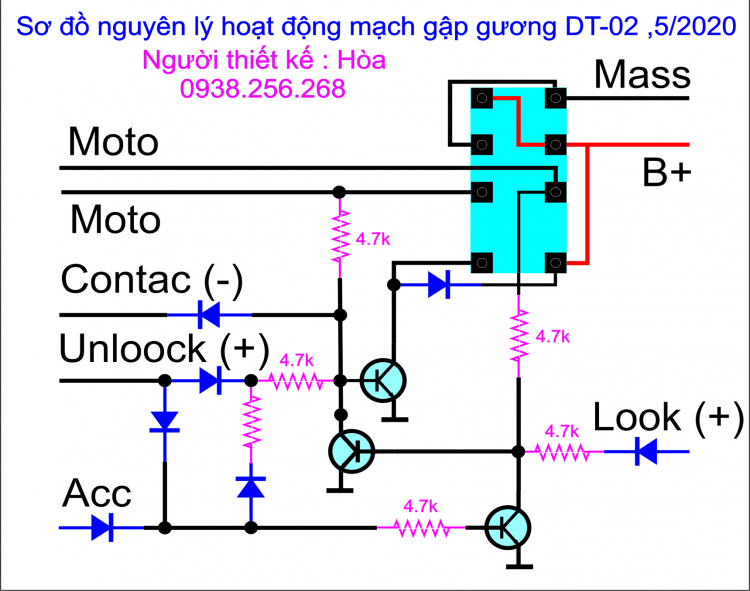 Module gập gương đa năng thế hệ mới 120k