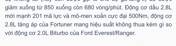 Dù nhiều nâng cấp, Toyota Fortuner 2021 vẫn bị chê bai ở những điểm sau