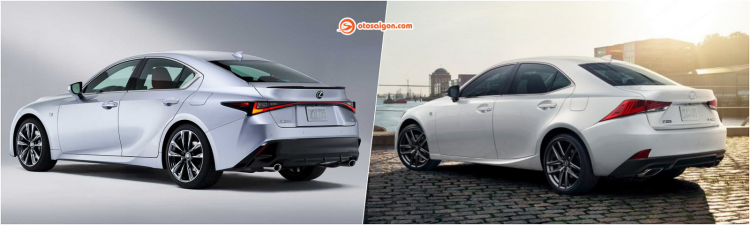 So sánh Lexus IS 2021 thế hệ mới so với đời cũ: Đổi ngoại hình, giữ cốt lõi