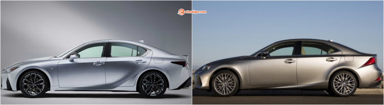 So sánh Lexus IS 2021 thế hệ mới so với đời cũ: Đổi ngoại hình, giữ cốt lõi