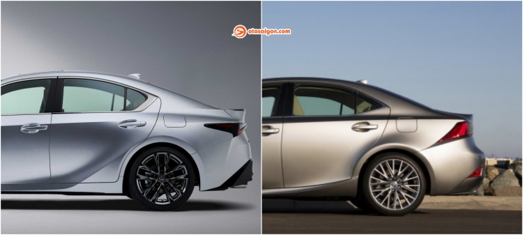 So sánh Lexus IS 2021 thế hệ mới so với đời cũ: Đổi ngoại hình, giữ cốt lõi