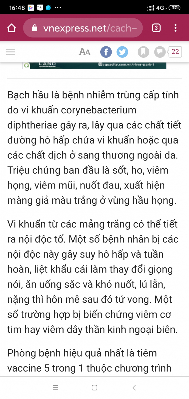 Bệnh bạch hầu