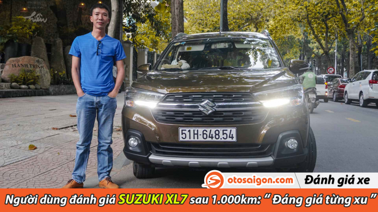 Người dùng đánh giá xe Suzuki XL7 sau 1.000km đầu tiên: “Đầm, không chao như Fortuner”