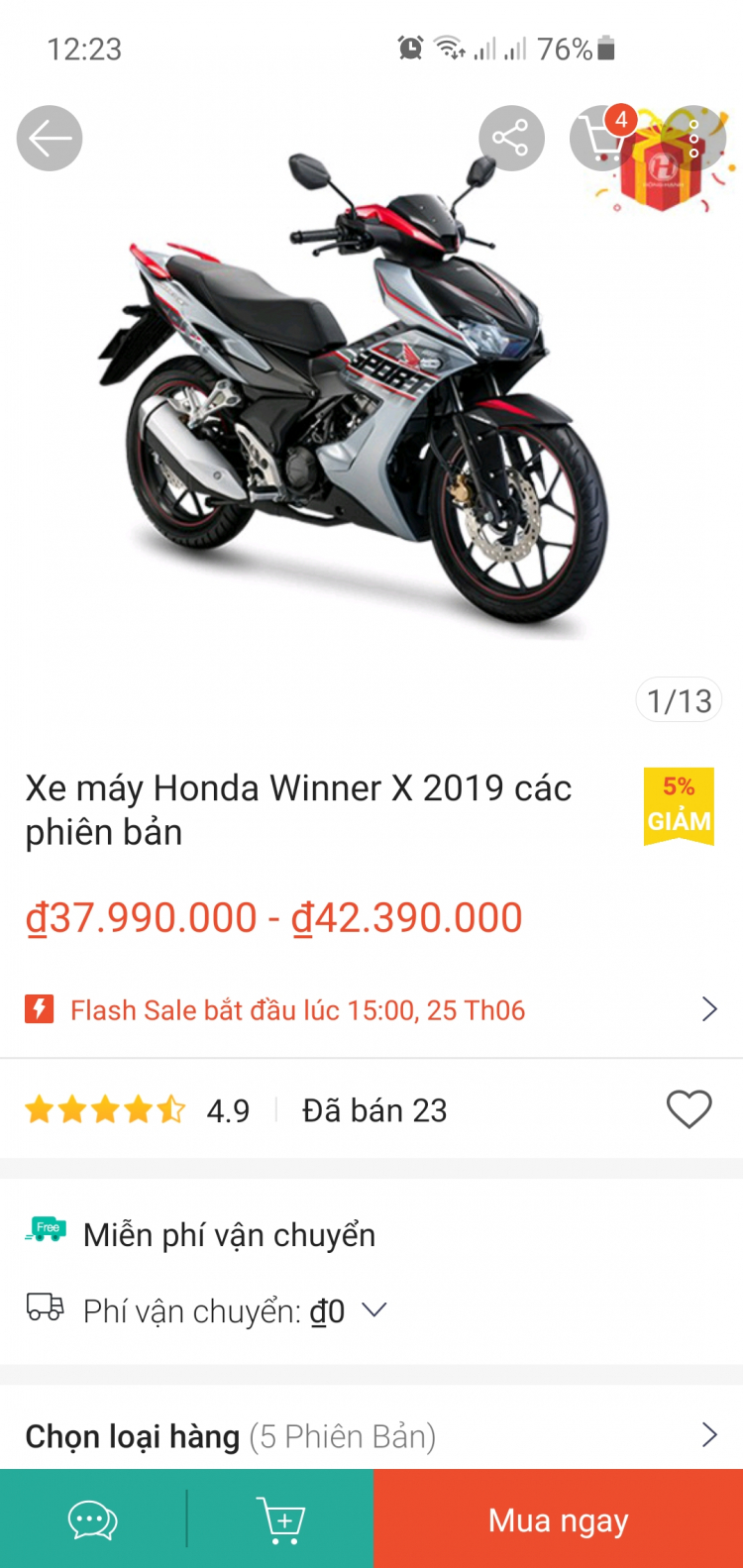 Chọn Winner X hay Exciter 150