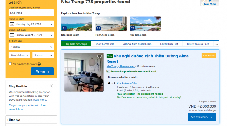 Review khách sạn ALMA Resort Cam Ranh nha trang của công ty Vịnh Thiên Đường