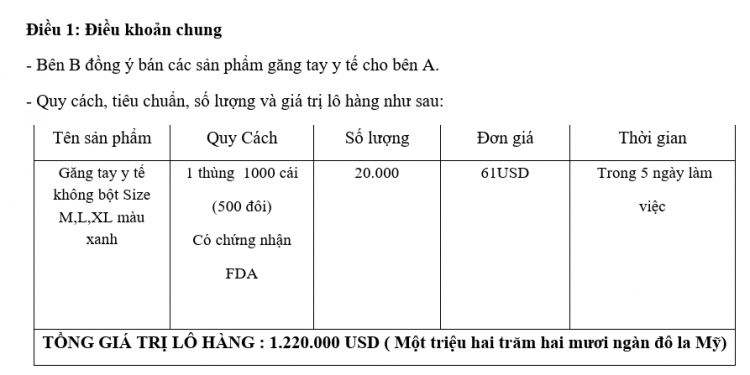 Găng tay loại Nitrile powder free.