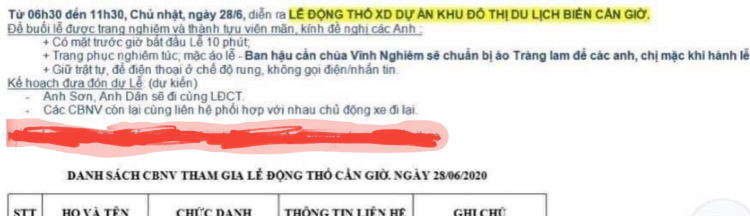 Cập nhật tình hình đất Huyện Cần Giờ