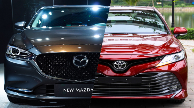 Chênh 186 triệu đồng, chọn Mazda6 2.5 2020 hay Toyota Camry 2.5Q?