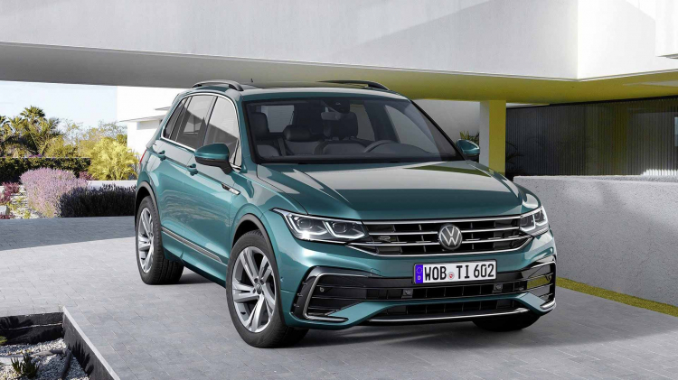 Volkswagen Tiguan 2021 facelift ra mắt: có thêm bản Tiguan R mạnh 316 mã lực