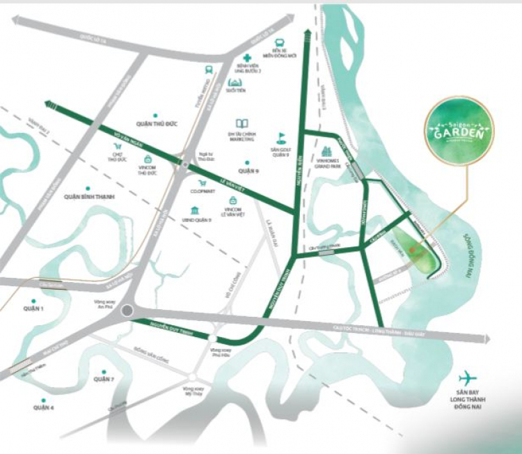 Đất nền biệt thự Saigon Garden Hưng Thịnh quận 9 Đất nền biệt thự Saigon Garden Hưng Thịnh quận 9