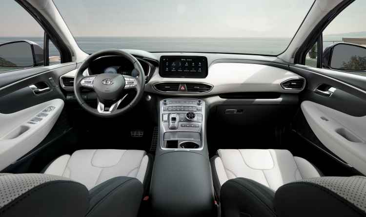 Hyundai công bố Santa Fe 2021 hybrid và plug-in hybrid mạnh tới 265 mã lực