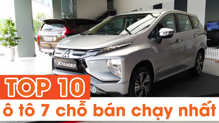 Top 10 mẫu xe 7 chỗ trong tầm giá 1 tỷ đồng bán chạy nhất tại Việt Nam