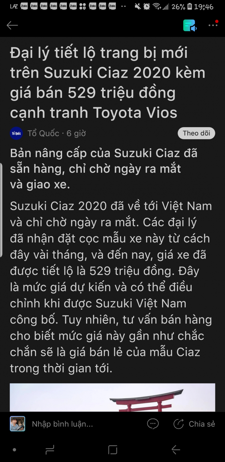 Suzuki Ciaz 2020 sắp ra mắt tại Việt Nam: có gì hấp dẫn để cạnh tranh Vios, Accent?