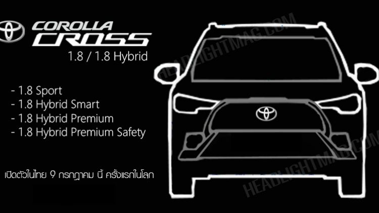 Toyota Corolla Cross sắp ra mắt sẽ có 4 phiên bản, giá chưa tới 680 triệu đồng