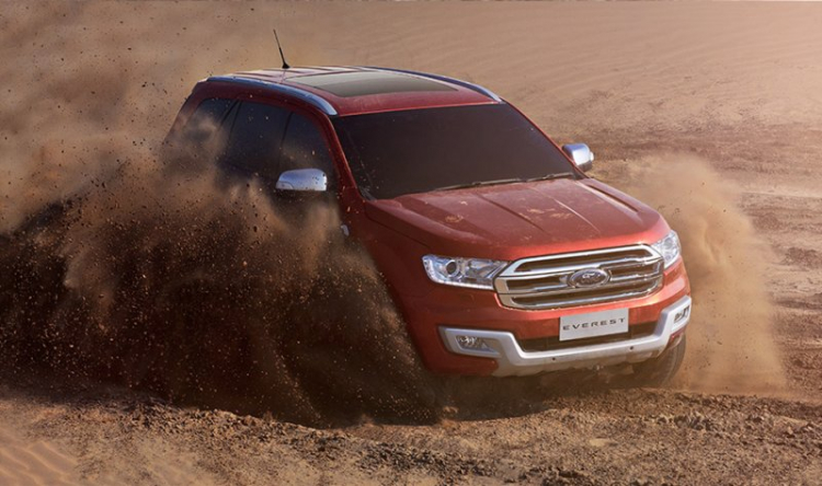 Những phiên bản và trang bị sẽ xuất hiện trên Ford Everest 2015