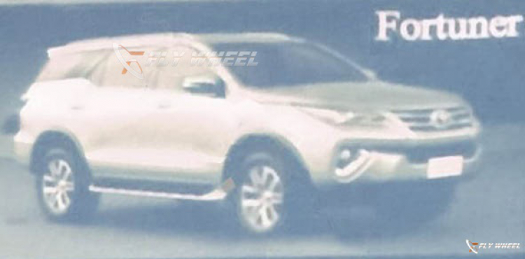 Toyota Fortuner 2016 lộ diện ngày càng rõ ràng