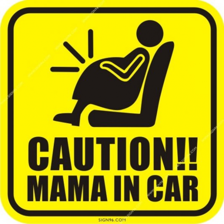 Tem xe Bà Bầu In Car Tem xe Bà Bầu In Car